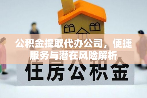 海口公积金提取代办公司，便捷服务与潜在风险解析