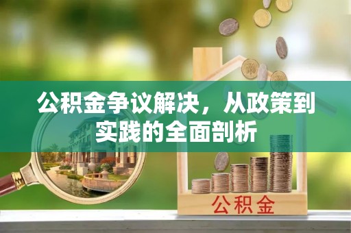 海口公积金争议解决，从政策到实践的全面剖析