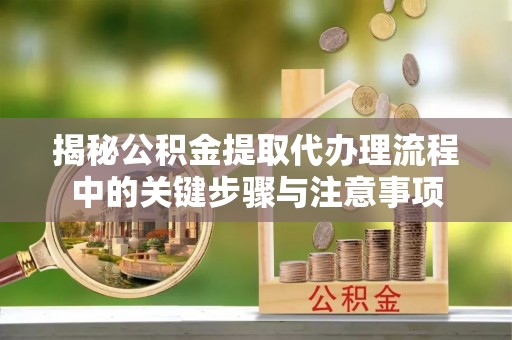 海口揭秘公积金提取代办理流程中的关键步骤与注意事项