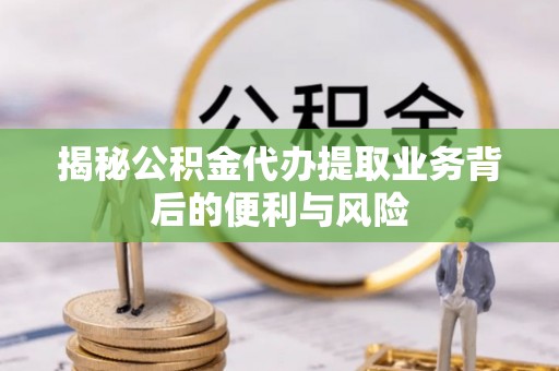 海口揭秘公积金代办提取业务背后的便利与风险