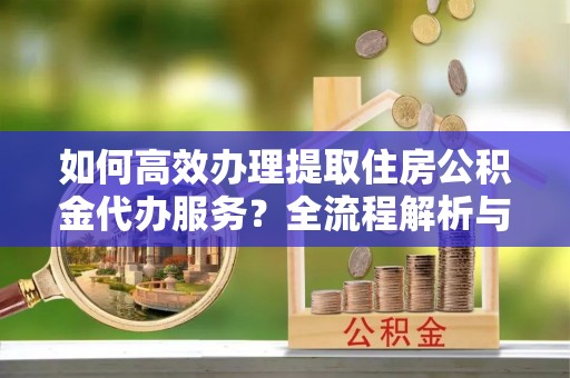 海口如何高效办理提取住房公积金代办服务？全流程解析与技巧分享
