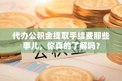 海口代办公积金提取手续费那些事儿，你真的了解吗？