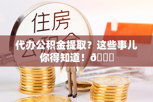 海口代办公积金提取？这些事儿你得知道！😎
