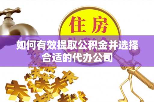 海口如何有效提取公积金并选择合适的代办公司